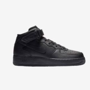 Black air forces like new work a few times size 5.5 woman
